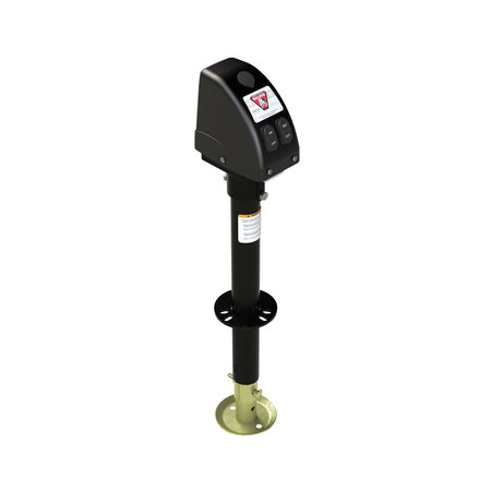 DRAW-TITE TRAILER JACK, A-FRAME ELECTRIC - 22IN OF TRAVEL; 3,500 LBS, BLACK 500187